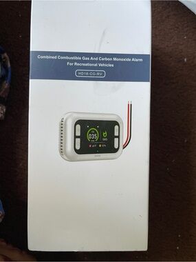 Combined Combustible Gas and Carbon Monoxide Alarm - White